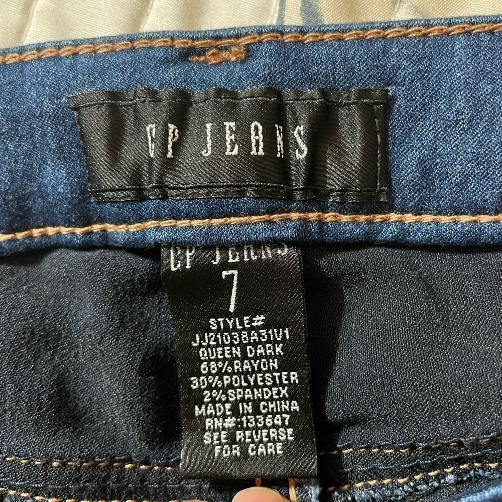 Cp Dark Wash Skinny Jeans - Picture 7 of 7